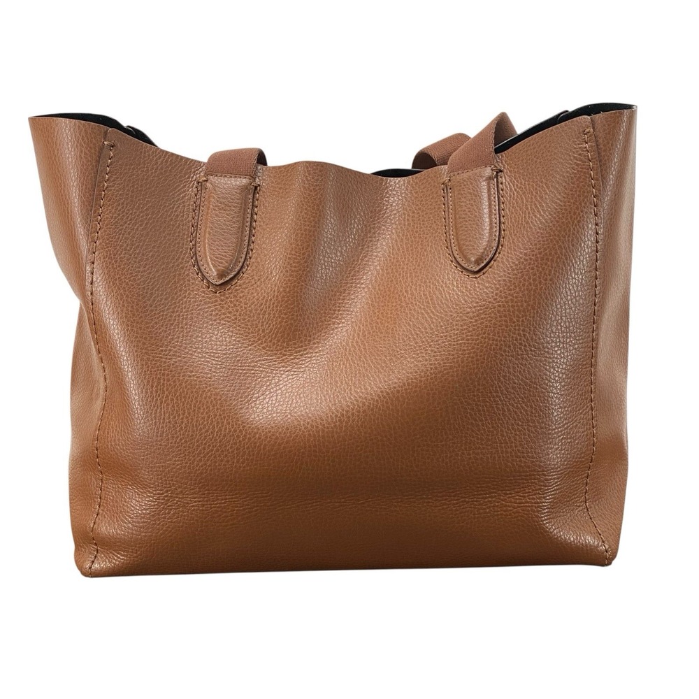 Coach Derby Tote Saddle Brown Pebbled Leather Shoulder Bag F58660 - Picture 4 of 12